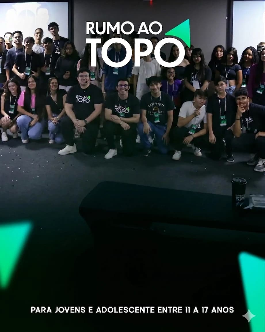 Jovens participantes do Rumo ao Topo